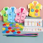 ⁦لعبة ربط الأزرار - لعبة تعليمية ترفيهية آمنة للأطفال⁩ - الصورة ⁦4⁩