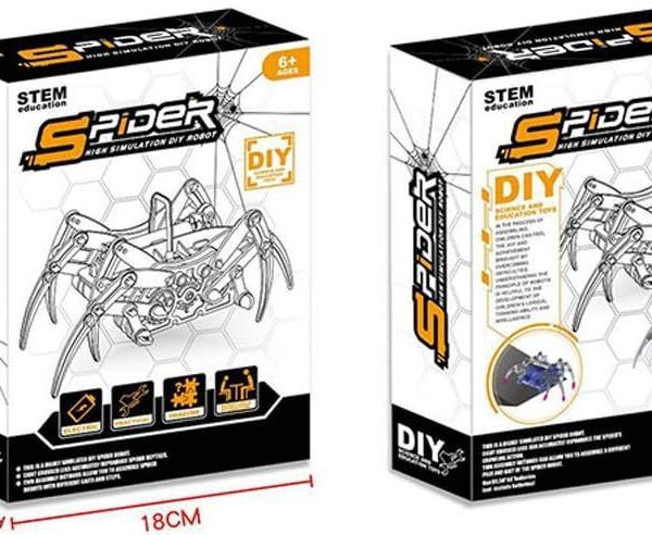عنكبوت لعبه قابل للفك والتركيب - لعبة تعليمية ترفيهية آمنة للأطفال