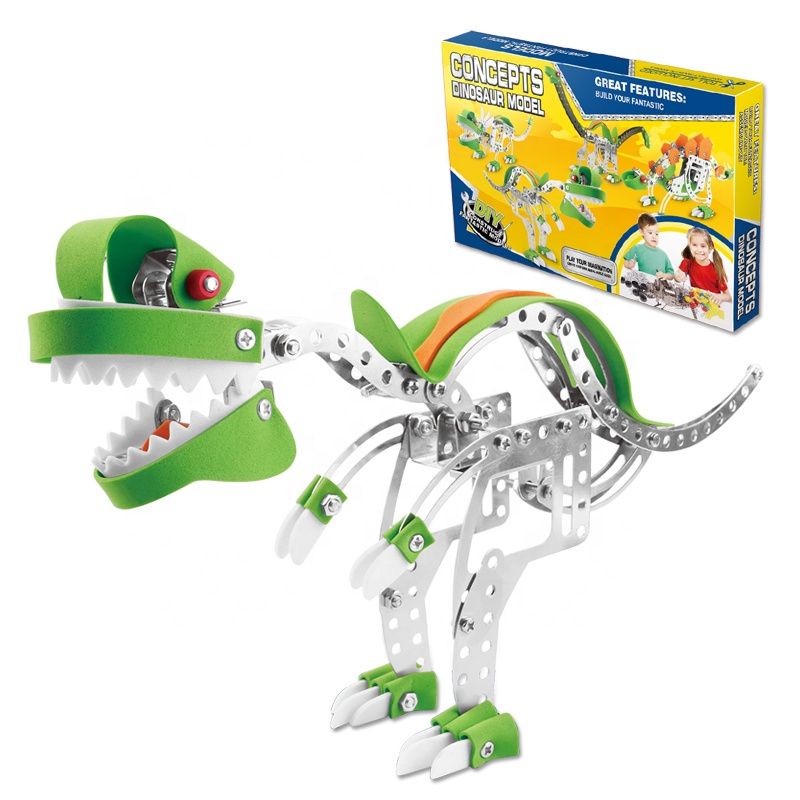 cmdq15a3u1t6r01h80mz10q1q_H37b69f62d56448c5bd14c0a3e33eac6dP.jpg ديناصور قابل للفك والتركيب - لعبة تركيب ميكانيكية لتنمية المهارات اليدوية - الصورة 1