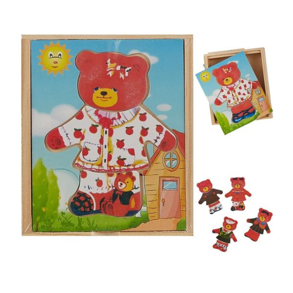 لعبة تلبيس الدببة - لعبة تعليمية ترفيهية آمنة للأطفال