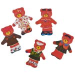 ⁦لعبة تلبيس الدببة - لعبة تعليمية ترفيهية آمنة للأطفال⁩ - الصورة ⁦3⁩