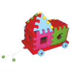 بيت البازل المتحرك - تركي - لعبة تعليمية ترفيهية آمنة للأطفال