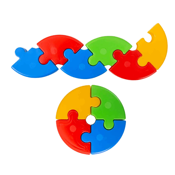 بازل دوائر  - تركي - لعبة تعليمية ترفيهية آمنة للأطفال