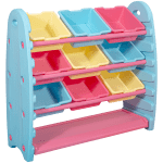 ⁦وحدة تخزين أطفال – تركي - 9 صندوق تخزين متعدد اللون⁩ - الصورة ⁦4⁩