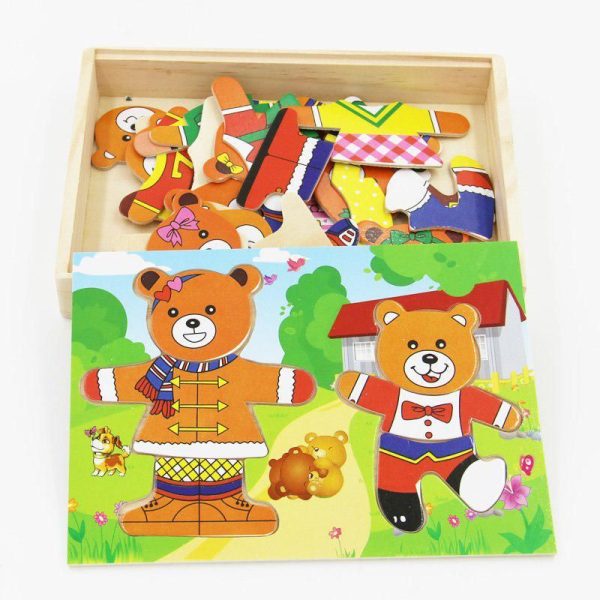 لعبة تلبيس الدببة 2 - يُطوّر مهارات اليد والعين -  لعبة تعليمية ترفيهية آمنة للأطفال